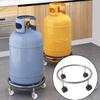 Propane Tank Dolly Stainless Steel Cart Anti-Slip Stabilization