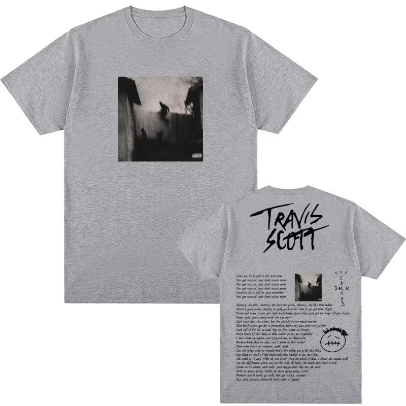 Travis and Scott DUMBO Print Tshirt Vintage Mens and Womens Hiphop Rap Punk Clothing Unisex Tshirt