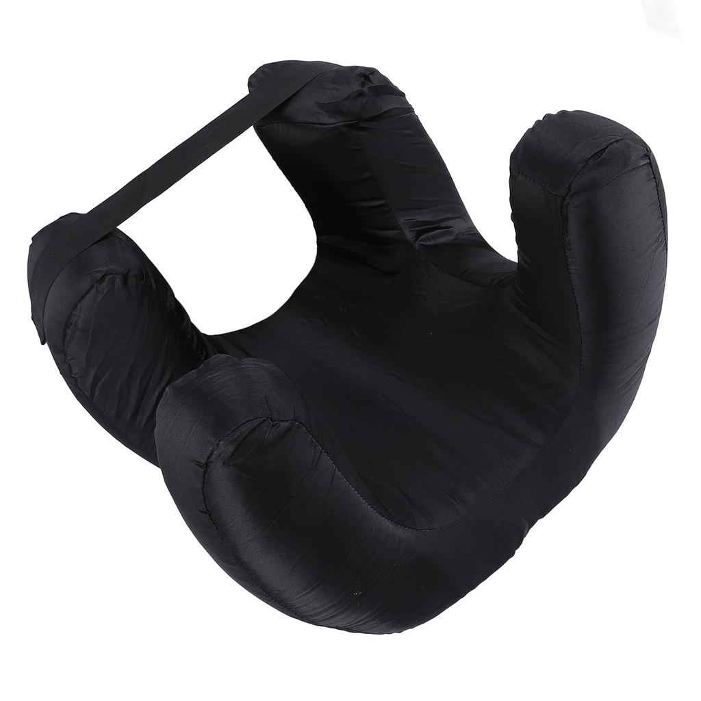 Face Down Pillow Memory Foam Sleeping Pillow Soft Comfortable Face Pillow for Home Travel Black
