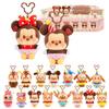 TOP TOY Disney Mickey Family Cocos Atelier Series Plush Charm Assorted Box 14 Pieces Gachapon Blind Figure Plastic Model Premium Sofubi Birthday Gift