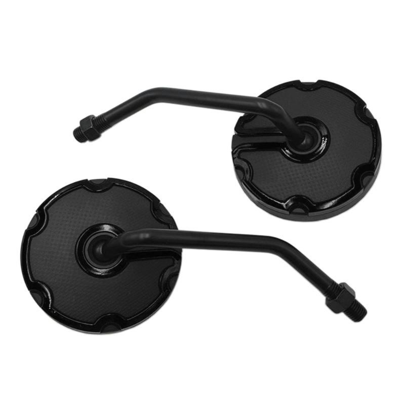 

Upgraded Motorcycle Rearview Mirrors Scooter Rear View Mirrors Plastic & Glass Rearview Mirrors Simple Installs for GY6