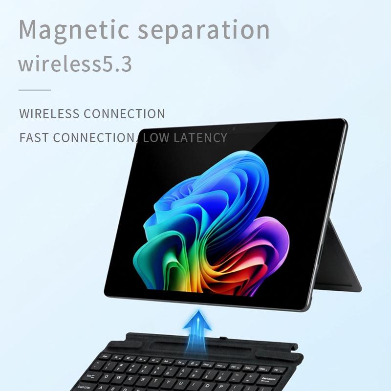 Magnetic Wireless Bluetooth Keyboard Case for Microsoft Surface Pro 8/9/10/11/X Tablets