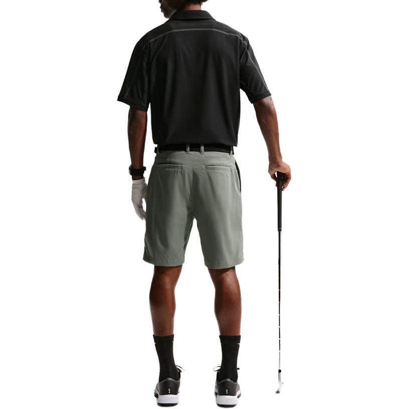 Nike Dri-Fit Solid Button Short Sleeve Golf Shirt Men tops IB0206-010