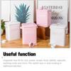 Metal Canister Rice Buckets Grain Tin Powder Laundry Powder Case Lid Scoop Insect-Proof Sealed Multipurpose Airtight