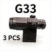 Hot Sale Holographic Red Dot Sight G43/G33 Magnifying Glass Combined Rifle Sight 20mm Guide Rail