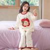 Girls Cotton Pajama Set Long Sleeve Cartoon Princess Sleepwear Ages 8 2026 Kids Home Outfit