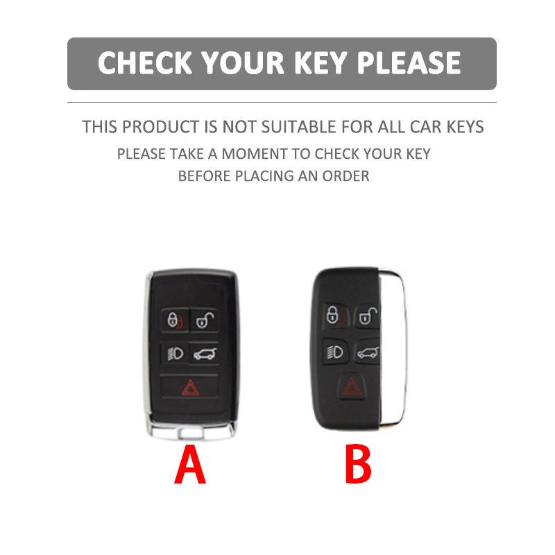 Zinc Alloy Car Key Case Cover Holder For Land Rover Range Rover Discovery 5 Sport For JAGUAR XE XF XJ F PACE Accessories