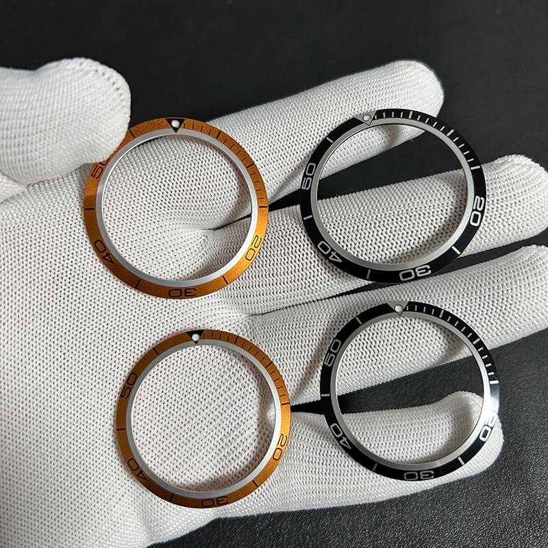 Für Omega Seamaster 600 Aluminiumring Altes Modell Aluminiumring Außenring Uhrenmaul Leuchtperle Skalenring 38mm 41mm