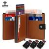 Rfid Micrfiber Leather Mens Wallets Pop Up Bank Credit Card Holder Wallet Money Bag Clutch Coin Purse Male Smart Wallets for Men