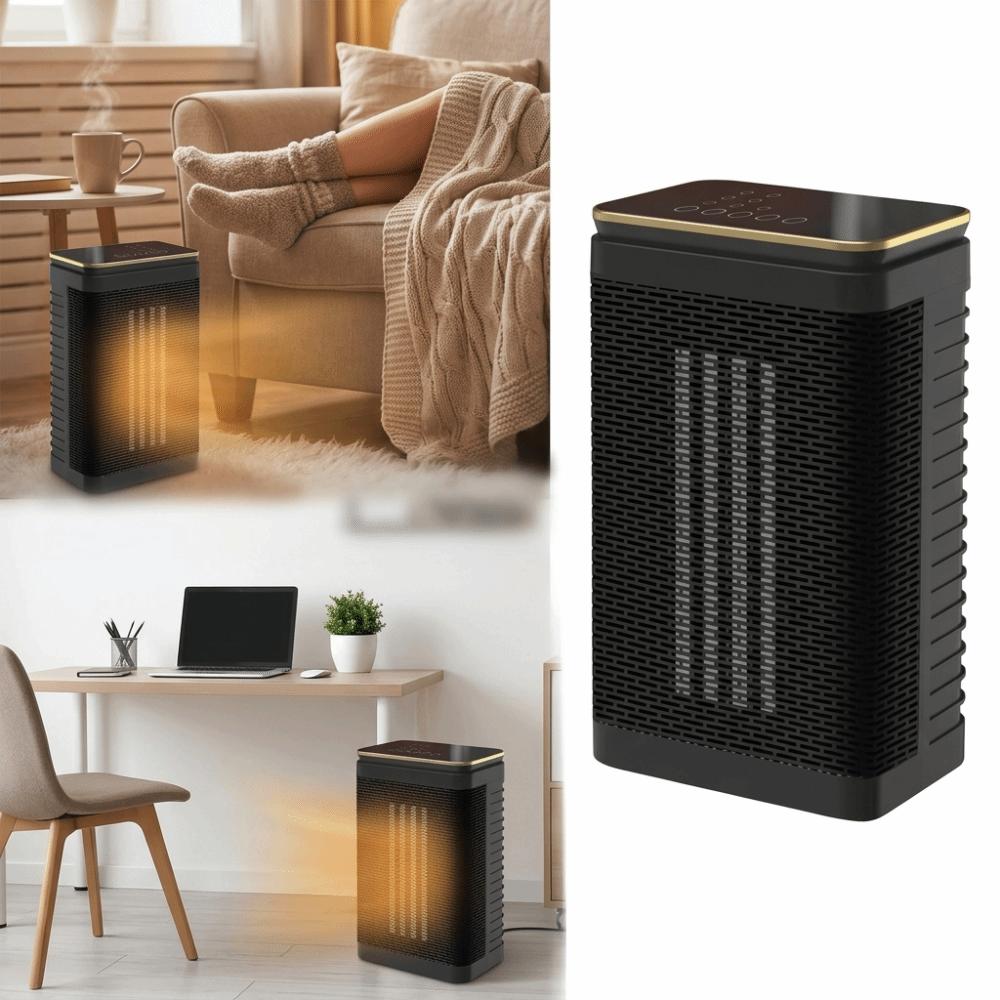 Fast Heating Electric Heater Oscillation Function PTC Heater Cold Days Space Heater Desktop Use