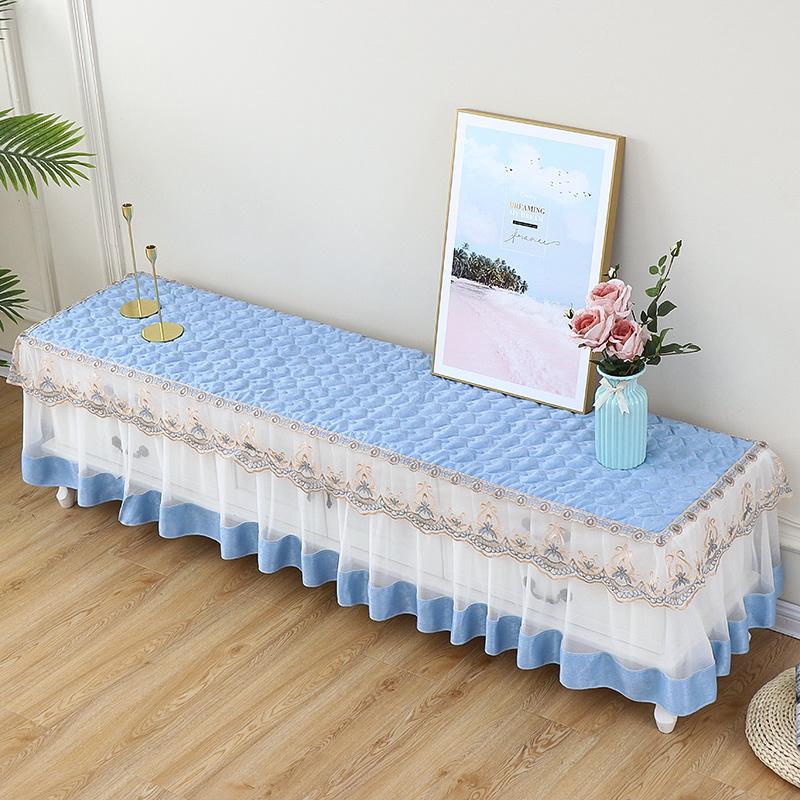 TV Cabinet Cover Double-layer Dust Cover New Lace Universal Cover Tablecloth Rectangular Living Room TV Cabinet Tablecloth