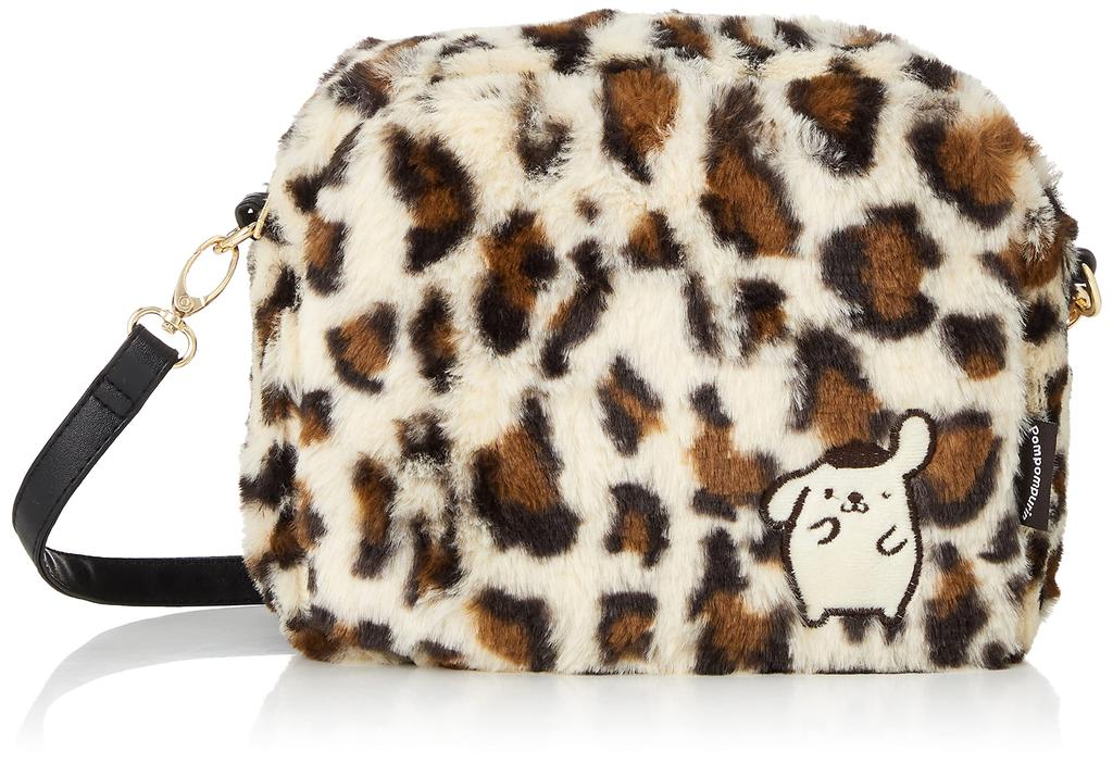Marushin Pompompurin Furpurin Sanrio Sacoche 3335015400 H16 x W20 x D10cm