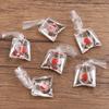 12-Color Resin Fish Pendant: 23x52MM DIY Transparent Ornament