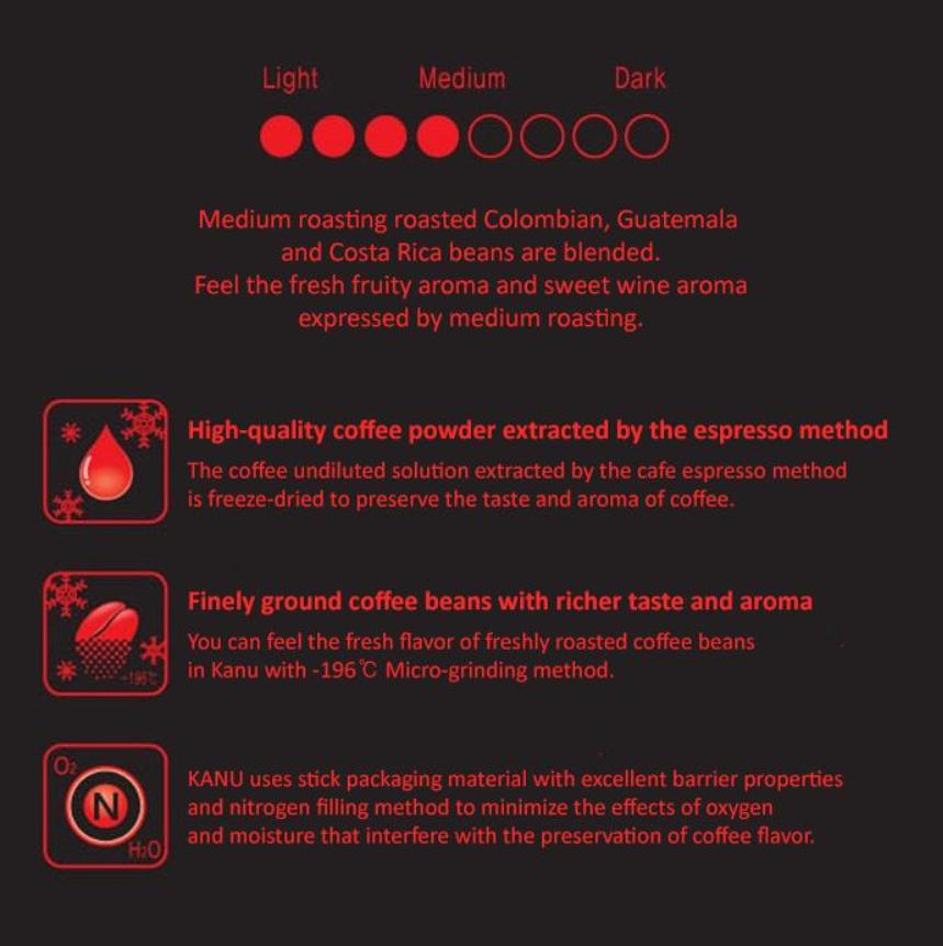 Kanu Mild Roast Americano 10 Sticks / 30 Sticks