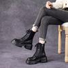 Summer new mesh Martin boots women's thick-soled heightening versatile breathable thin short boots British wind net boots