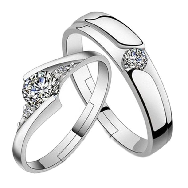 Original Couple Ring Copper For Women Men Wedding Engagement Jewelry Accessories Rings Fashion High Quality Gift