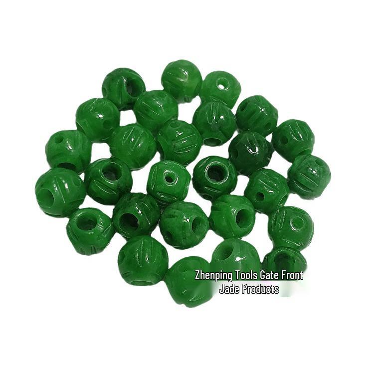 Нефритовые бусины-монетки Ganqing 10 мм для DIY-аксессуаров для украшений