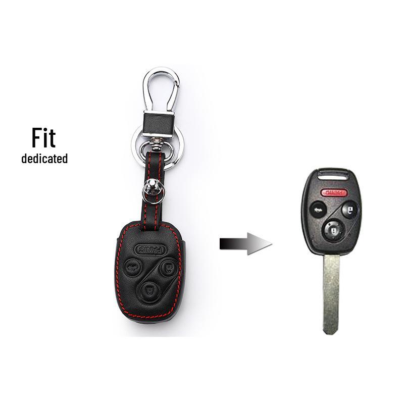 

Преміальна шкіряна ключниця для Honda Accord 7-го покоління, старого Civic, CRV, Fit та Odyssey (Американська версія)