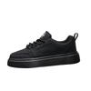 Thick-soled leather spring and summer new breathable muffin tide casual board shoes inner height-increasing shoes