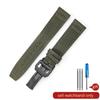 Captain Blue Citizen High Density Knitting Wrist for IWC Pilot Portugal Portofino Nylon Canvas Men 20mm 21mm 22mm Watch Strap