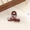 Women Embroidered Butterfly Claw Hair Clip Fashion Back Head Updo Shark Clip Daily Travel Hair Accessories