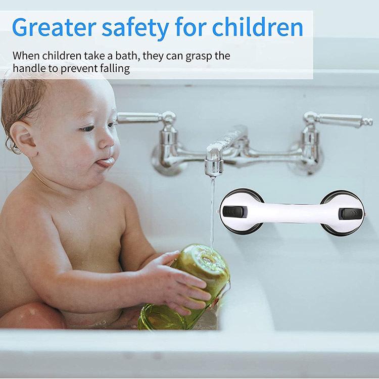 Bathroom Armrest Strong Suction Cup Handle Elderly and Children's Armrest Anti Drop Handle  Bath Tub Accessories