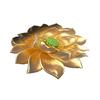 Lotus Flower Shaped Rug 3D Visual Effect Lotus Carpet Absorbent Area Rug with Non-Slip