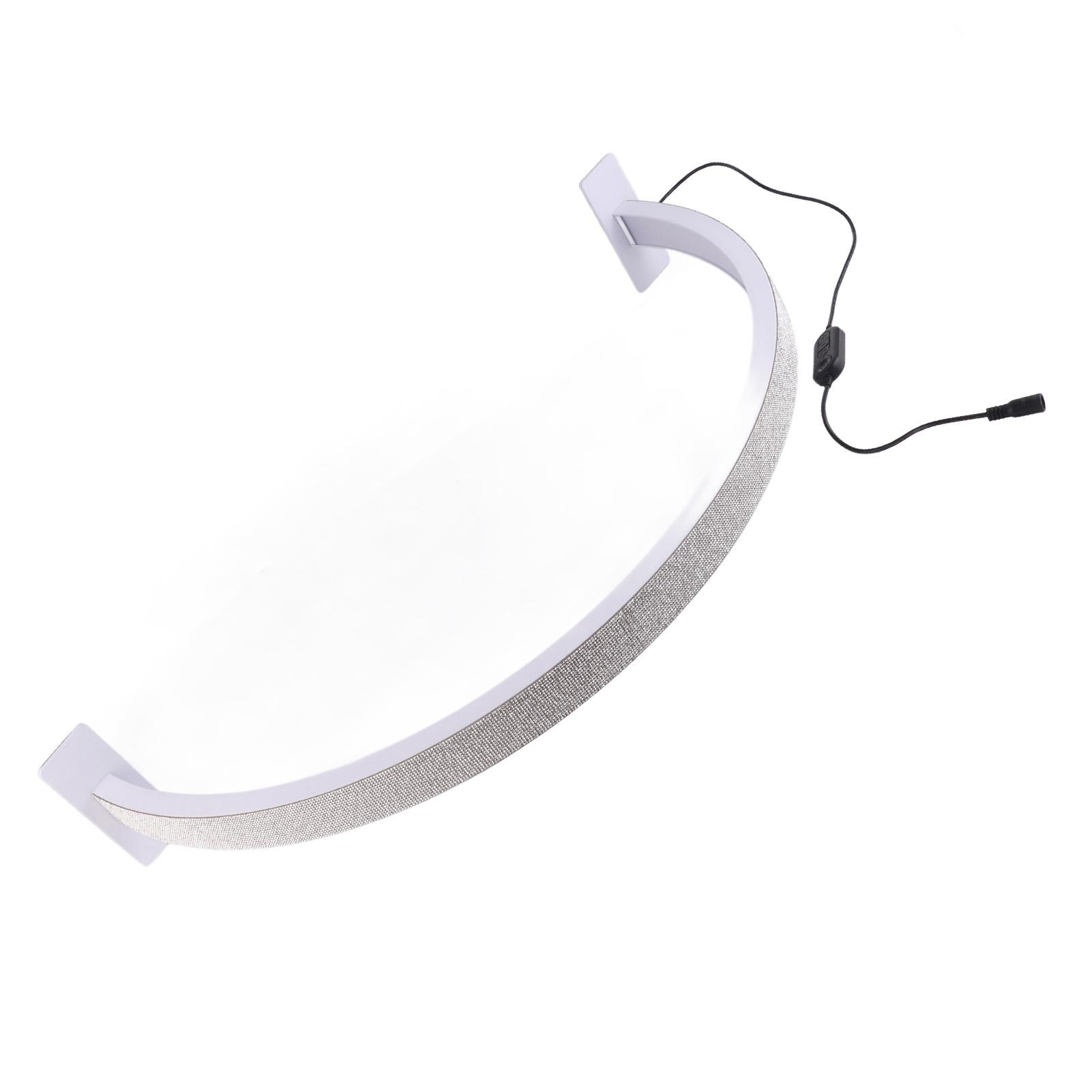 

35 Вт Полумесяц настольная светодиодная лампа с регулируемой яркостью 3000K‑6000K настольный светильник для ногтей белый с EU Plug