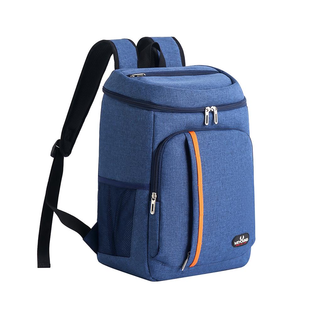 Oxford Cloth Leakproof Insulated Backpack - Outdoor Double Shoulder Picnic Bag