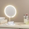 Smart LED Makeup Mirror with Phone Holder CN Plug (adapter Included)