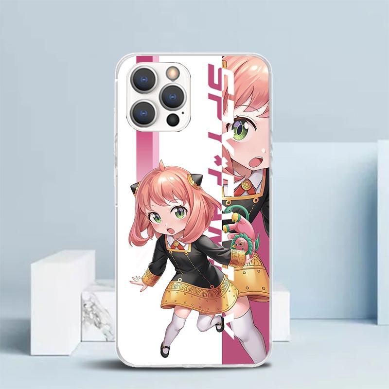 Anime Spy Family Anya Phone Case For IPhone 16 17 Air 16E 15 14 Plus 13 Mini 12 11 Pro Max 7 8 + SE 2020 Soft TPU Back Cover 16