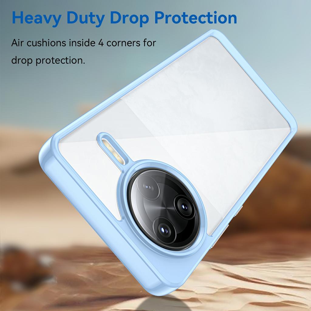 For Xiaomi Poco F7 Ultra 5G/Redmi K80 Pro 5G Case TPU + Acrylic Protective Clear Phone Cover