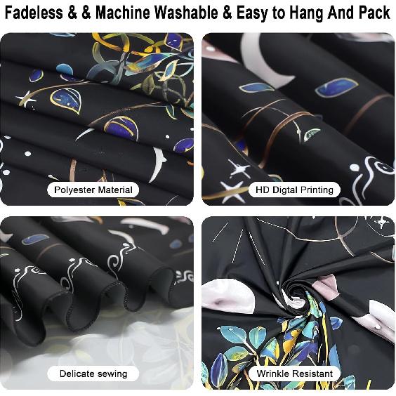 Dyshlynx Tree of Life Tapestry 59x51" Tapestry for Bedroom boho wall hanging Decor, Black Aesthetic Decoration for Living Room Ceiling Dorm Home Art