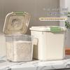Wheeled Airtight 30-50 Jin Rice & Flour Storage Container - Insect & Moisture-Proof, Food Grade