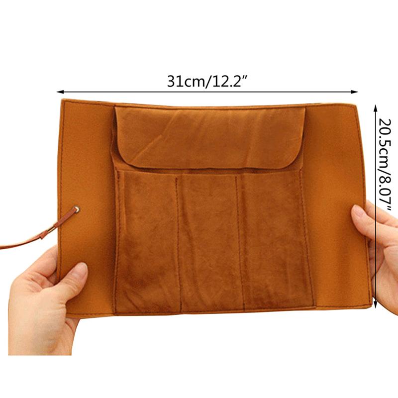

Retro Treasure Map Canvas Leather Pencil Cases Large Cpacity Pouch Stationery A3