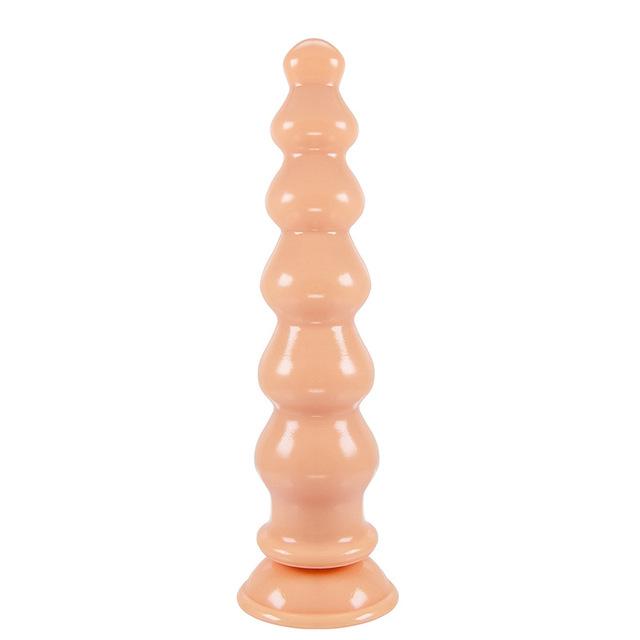 Mărgele din PVC mărgele de expansiune anal Plug anal Ventuză Cristal transparent G-spot Curtea din spate Bandă anală Jucării sexuale pentru adulți