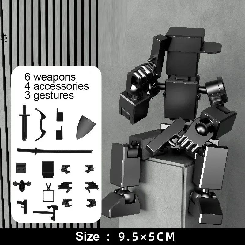 Creative New Cartoon Capibala Magnetic Mecha Armor Fun Doll Hand-Made Game Around The Special Decoration Decorative Toys Genuine