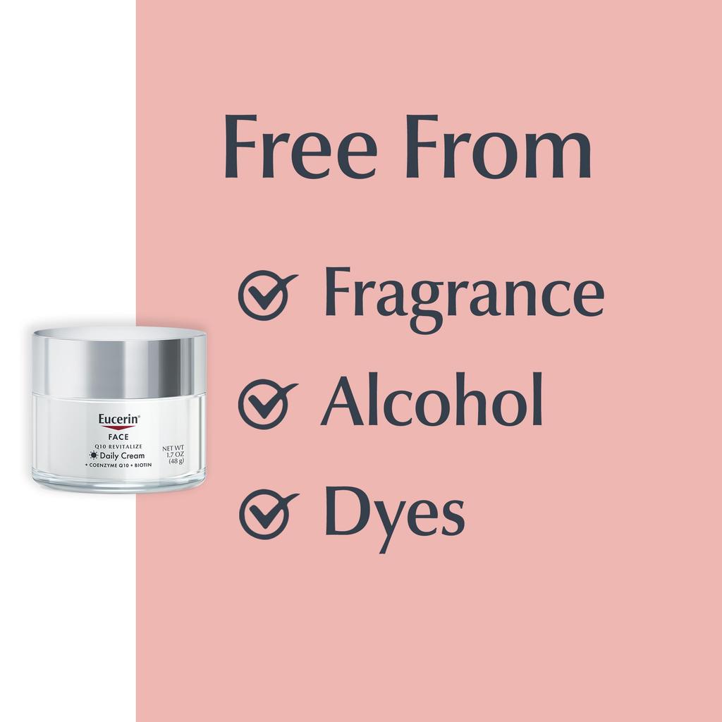 Eucerin Crema Viso Anti-Rughe Q10 per Pelli Sensibili 48g (Importazione parallela)