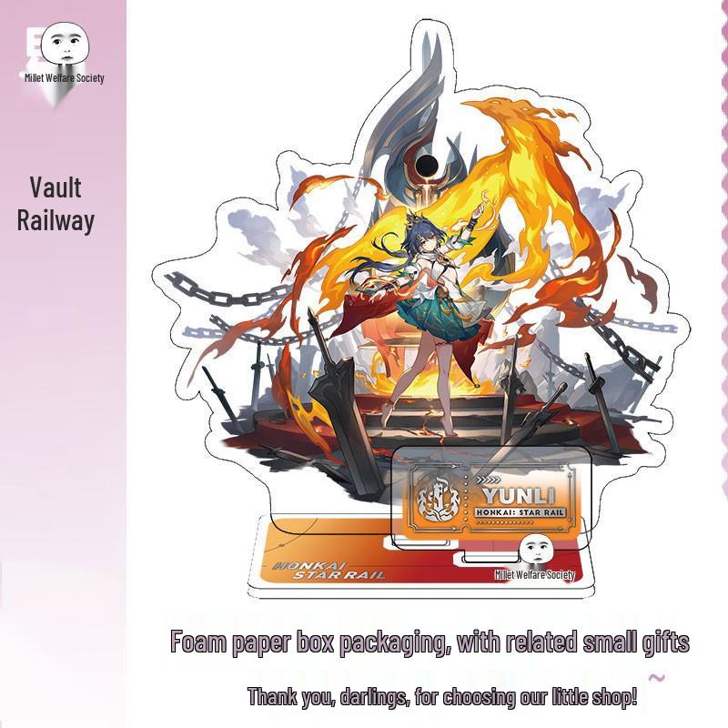 miHoYo Star Rail Firefly Dan Heng Luna Figurine Set: Acheron, Aventurine, Kafka, Silver Wolf, Jingliu, Xueyi Standees