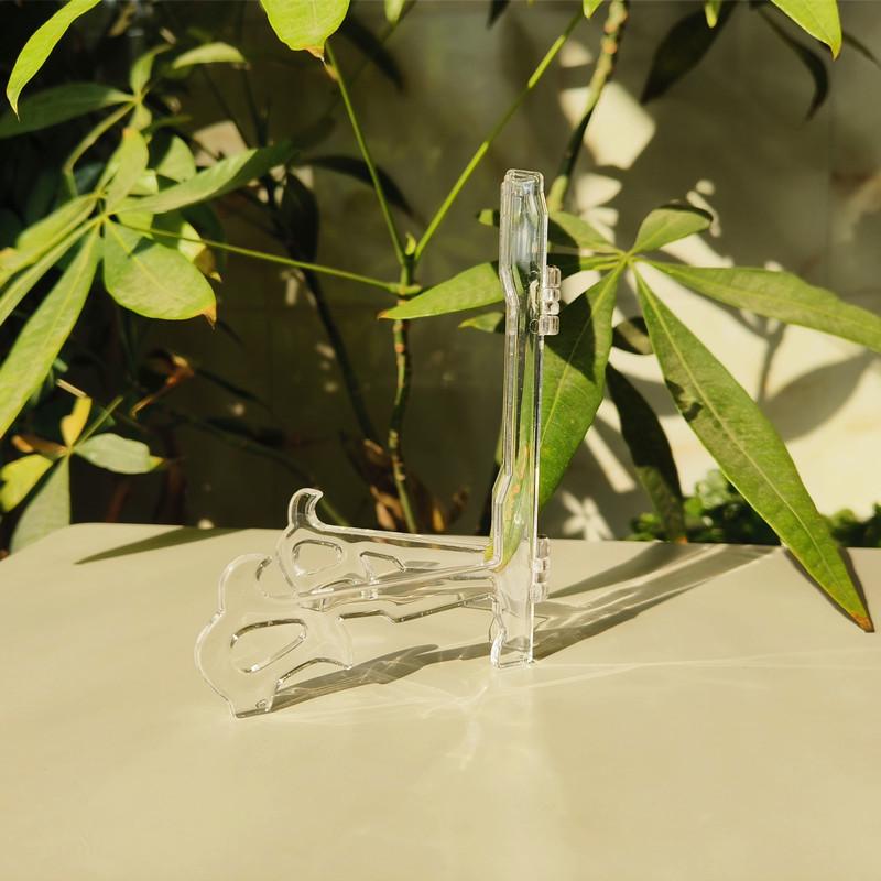 Foldable Acrylic Plate & Ornament Display Stand for Pu'er Tea
