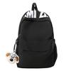 Junior High School Schoolbag Women's Solid Color Backpack