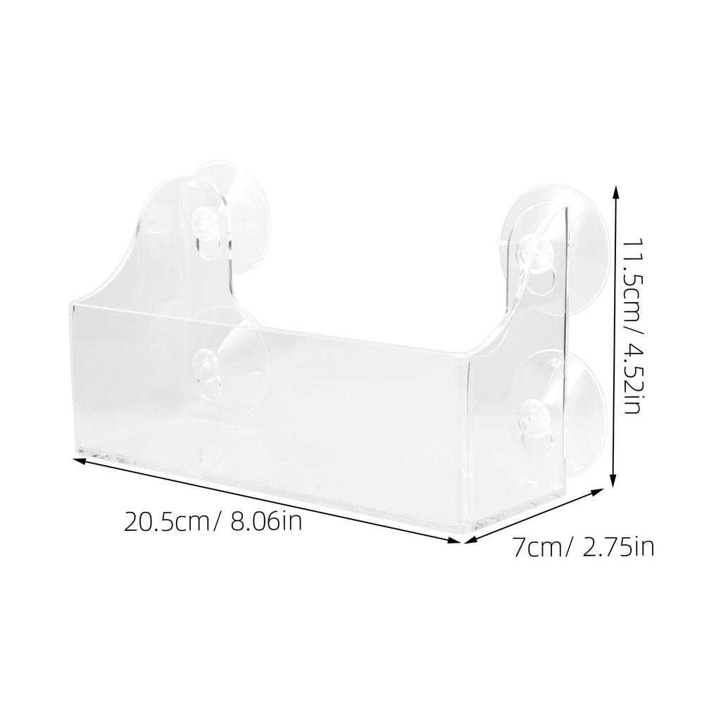 1Pcs Refrigerator Beverage Shelf Suction Acrylic Storage Rack Transparent Drinking Bottle Holder Fridge Organizer Display