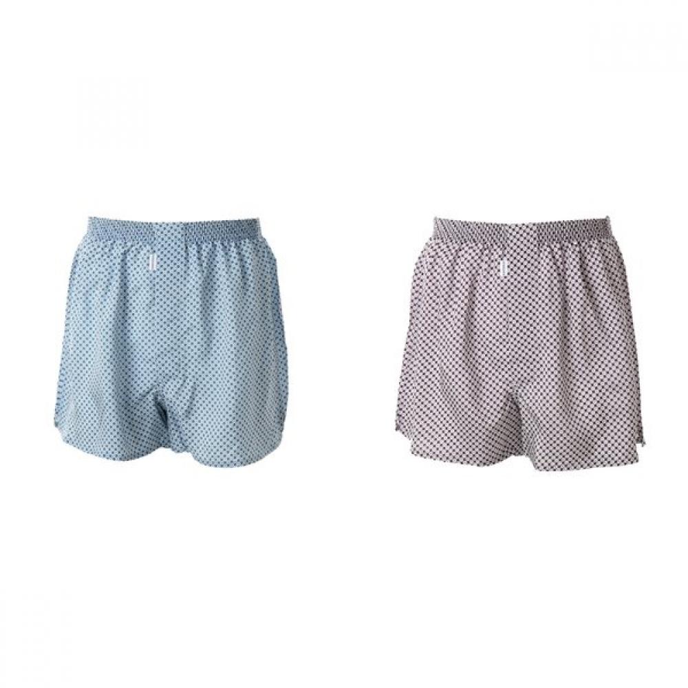 

Venus Rayon Diamond Check Trunk Set 2 Pieces Vmp1966d blue & purple/95