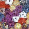 Transparent Polyhedral Dice DND Dice Set 7pcs D4-D20 Board Game Props for DND Game Board Game Accessories