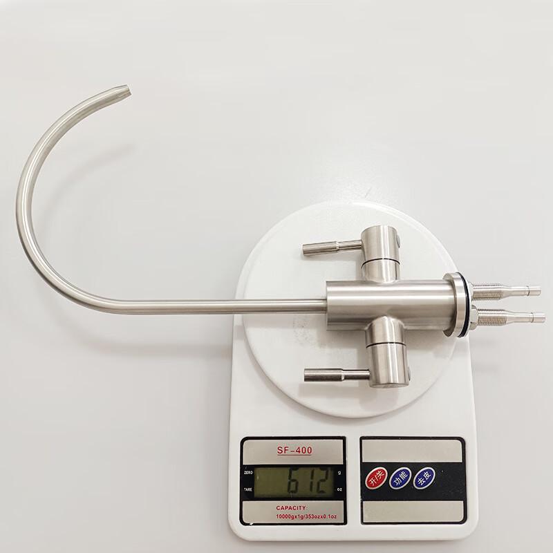Fengzhi 304 Stainless Steel Gooseneck Dual-Use Water Filter Faucet