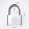 Hardened Lock Beam Drawer Cabinet Padlock Silver Dormitory Door Lock Backpack Zipper Lock  Home