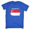 Singapore Country Flag Nationality Supporter Sports Unisexs T Shirt