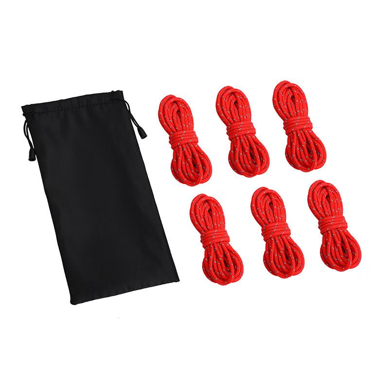Oein 4mm Reflective Camping Guyline Kit 12 Ropes (4m Each)