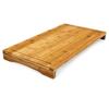 Planche à découper - bambou - 52x29 cm - 2 en 1 - protège plaques - rigole pratique