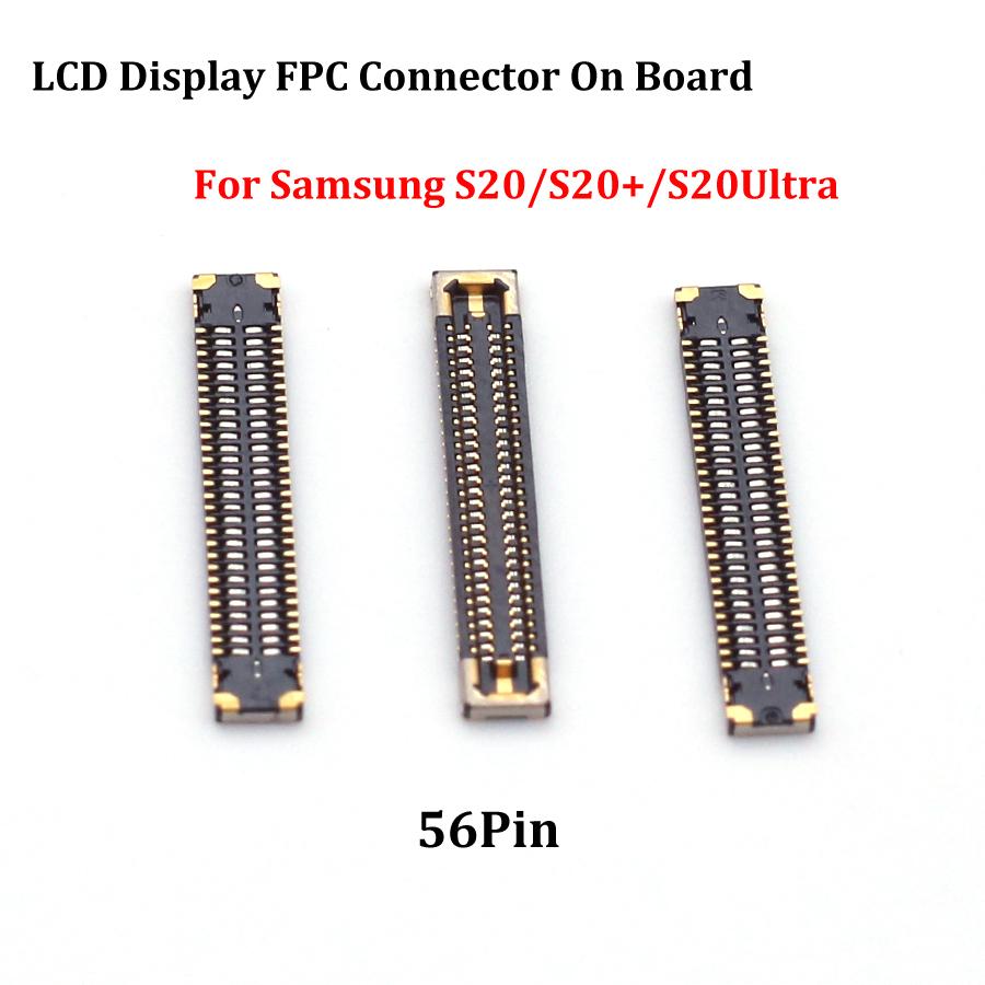 10PCS LCD Display FPC Connector For Samsung S21 FE S20 S22 S23 S24 S25 Plus Ultra On MainBoard Motherboard Screen FPC Connector